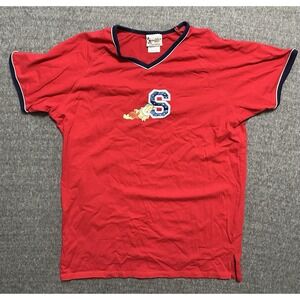 Vintage Disney Sleepwear Red Shirt Night Gown Sleepy from Snow White L/XL